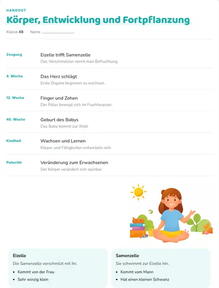Beispiel: Handout