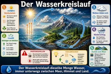 Der Wasserkreislauf im Stil Cinematic