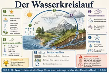 Der Wasserkreislauf im Stil Magazin